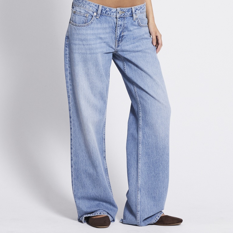 Low waist wide jeans "Low Rider"  Light used